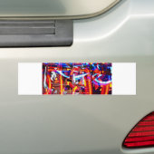 verschrompelde lichten bumpersticker (Op auto)