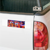 verschrompelde lichten bumpersticker (Op Truck)