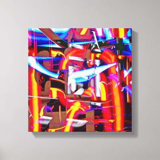 verschrompelde lichten canvas afdruk (Voorkant)