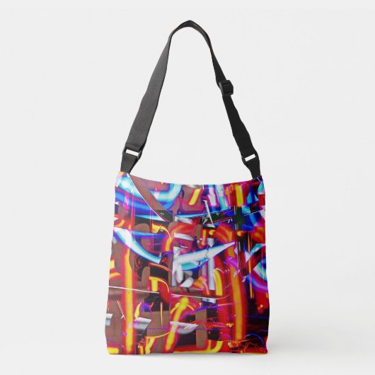 verschrompelde lichten crossbody tas (Voorkant)