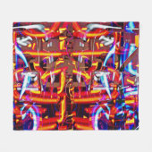 verschrompelde lichten fleece deken (Voorkant (Horizontaal))