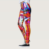 verschrompelde lichten leggings (Links)