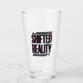 Verschuifde realiteit - Glitch in de tijdlijn Glas (Voorkant)