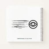 Verschuifde realiteit - Glitch in de tijdlijn Notitieboek (Achterkant)