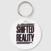 Verschuifde realiteit - Glitch in de tijdlijn Sleutelhanger (Voorkant)