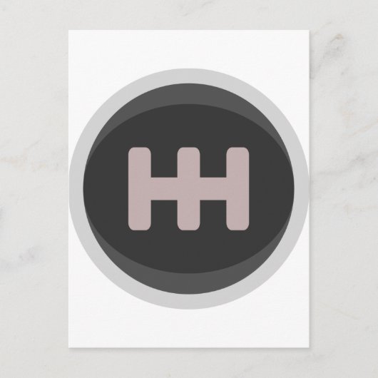 Verschuifknop Racing Gear Briefkaart (Voorkant)