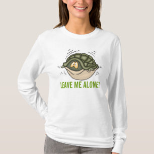 verschuilen in schelp in schildpad laat me met rus t-shirt
