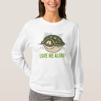 verschuilen in schelp in schildpad laat me met rus t-shirt