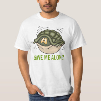 verschuilen in schelp in schildpad laat me met rus t-shirt