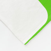 Verschuine rechthoeken fleece deken (Hoek)