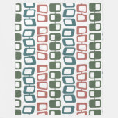 Verschuine rechthoeken fleece deken (Voorkant)