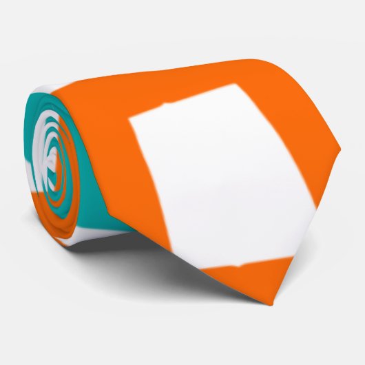 Verschuine rechthoeken stropdas (Opgerold)