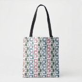 Verschuine rechthoeken tote bag (Voorkant)