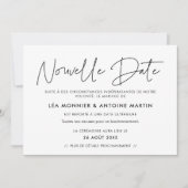 Verschuiven van huwelijk & Nieuwe datum Kaart (Voorkant)