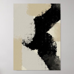 Verschuivende Grond – Textuur Abstracte Kunstprint Poster