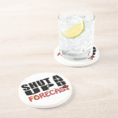 VERSCHUIVING EN VERWACHTING (Weer) Zandsteen Onderzetter (Zijkant)