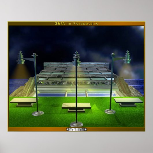 Verschuiving in perspectief poster (Voorkant)