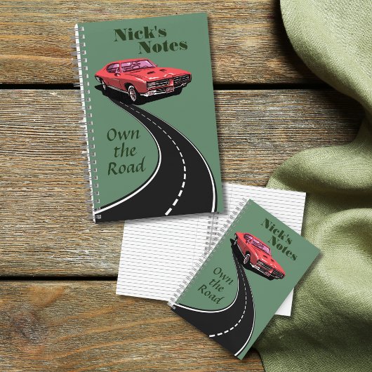 Verschuiving naar High Gear: Classic Car Notitiebo Notitieboek