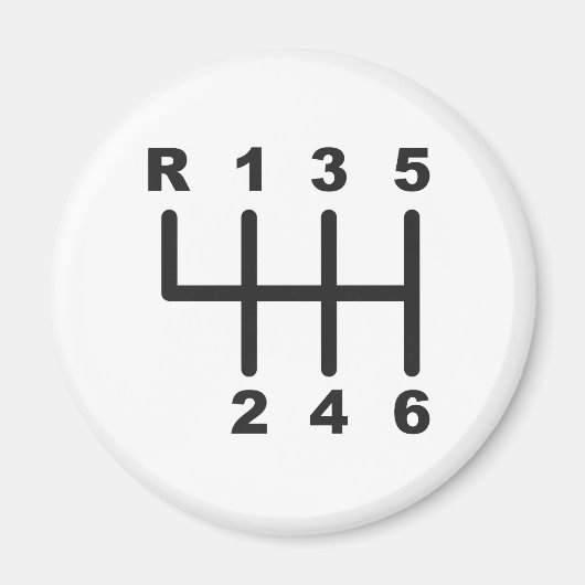 Verschuiving snelheid 6 magneet (Voorkant)