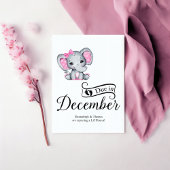 Verschuldigd in december Little Peanut Baby Girl E Briefkaart