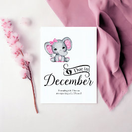 Verschuldigd in december Little Peanut Baby Girl E Briefkaart