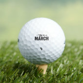 Verschuldigd in maart Baby aankondiging Zwangersch Golfballen (Insitu Shirt)