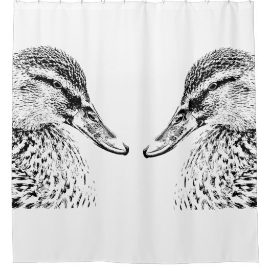 Verschuldigde anatre douchegordijn (Voorkant)