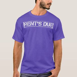Verschuldigde huur, hardste werknemer in de Kamerm T-shirt