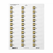 Verse aardappelchips etiket (Full Sheet)