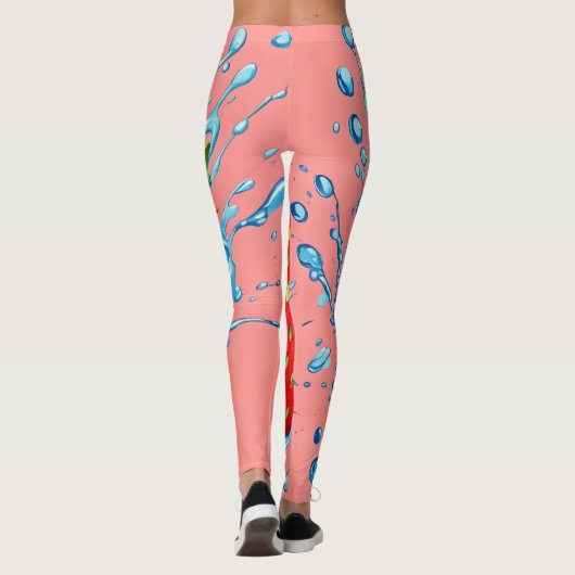verse aardbei-scheur leggings (Achterkant)