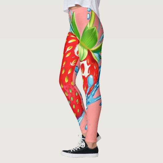 verse aardbei-scheur leggings (Links)