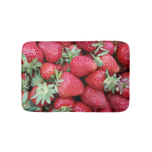 verse aardbeien badmat (Voorkant)