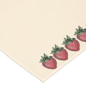 Verse Aardbeien Cluster Zomer Fruit Inspiratie Korte Tafelloper (Hoek)