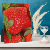 Verse aardbeien fotoplaat (Zijkant)