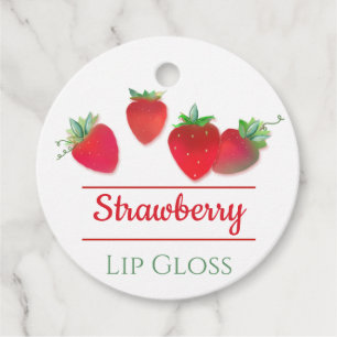 Verse aardbeien Fruit Product String Label