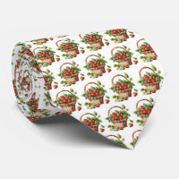 Verse aardbeien in een rieten mand