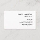 Verse aardbeien in een rieten mand visitekaartje (Achterkant)