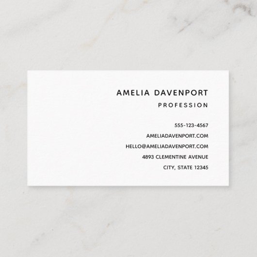 Verse aardbeien in een rieten mand visitekaartje (Achterkant)