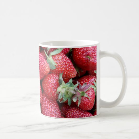 verse aardbeien koffiemok (Rechts)