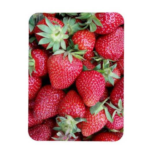 verse aardbeien magneet (Verticaal)