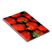 Verse aardbeien notitieboek (Rechterzijde)