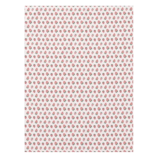 Verse aardbeien patroon tafelkleed (Voorkant)