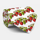 Verse aardbeien stropdas (Opgerold)