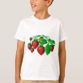 Verse aardbeien t-shirt (Voorkant)