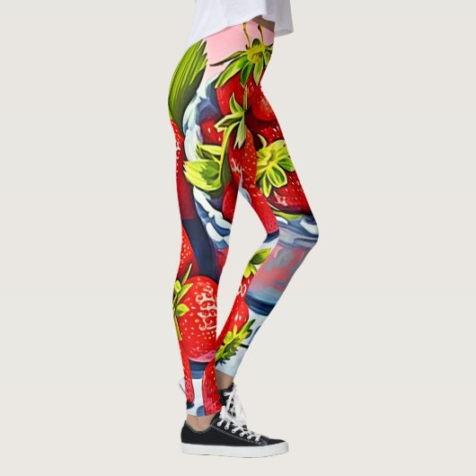 verse aardbeienschaal leggings (Rechts)