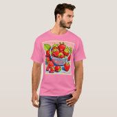 verse aardbeienschaal t-shirt (Voorkant volledig)