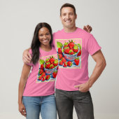 verse aardbeienschaal t-shirt (Unisex)