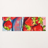 verse aardbeienschaal yogamat (Achterkant (horizontaal))