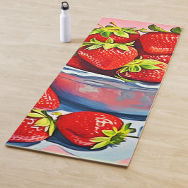 verse aardbeienschaal yogamat