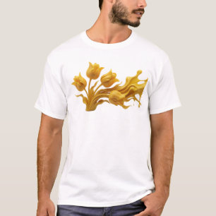 Verse ABSTRACT BLOEM Grafisch T-shirtontwerp T-shirt
